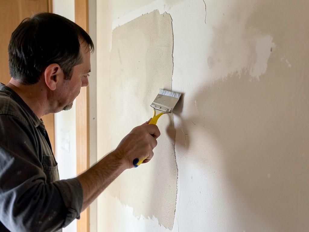 Smoothing and finishing a drywall patch
